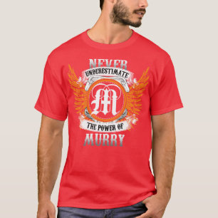 T-shirt Murry Name Shirt Ne Sous-Estime Jamais Le Pouvoir 