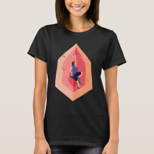 T-shirt Murs Bouldering Escalade Vintage Pour Les grimpeur