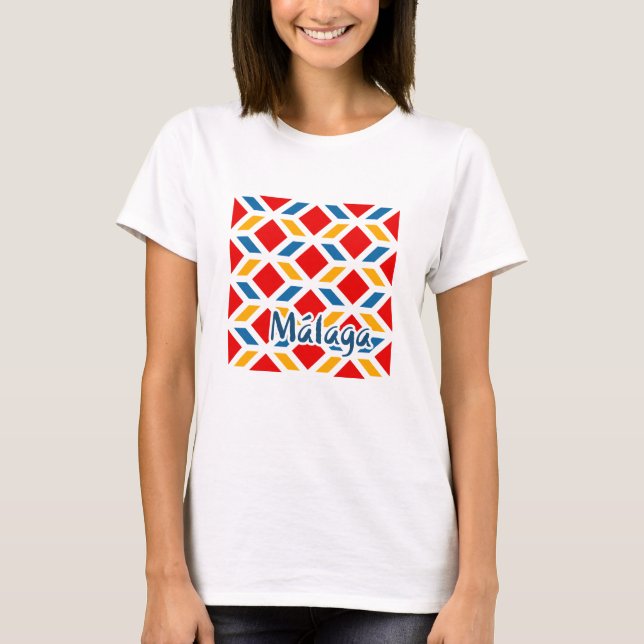 T-shirt Murs de rue de Malaga 2 (Devant)