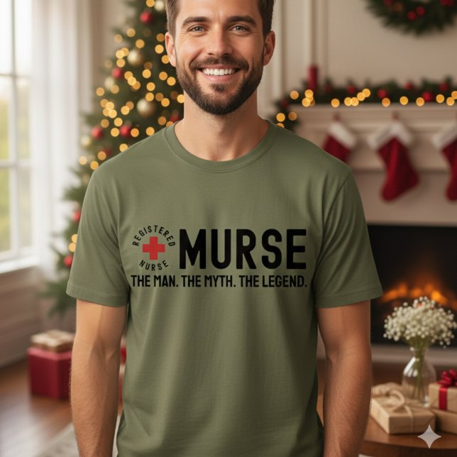 T-shirt Murse The Man The Myth The Legend RN Nurse Shirt (Murse The Man The Myth The Legend RN Nurse Shirt)