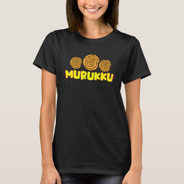 T-shirt Murukku Indian Desi Restauration rapide sur le thè (Devant)