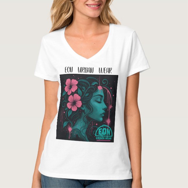 T-SHIRT MUSA DE LAS FLORES (Devant)