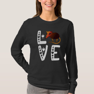 T-shirt Musaraigne éléphant Amour Sengi Musaraigne élépha