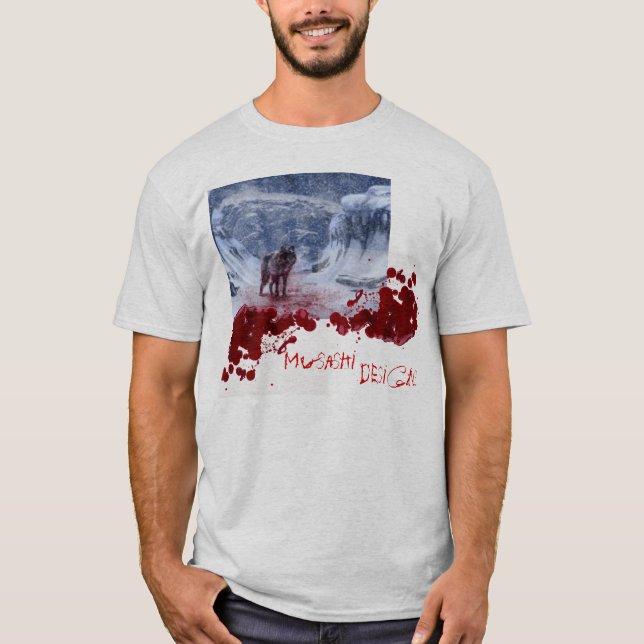 T-shirt Musashi conçoit le loup (Devant)
