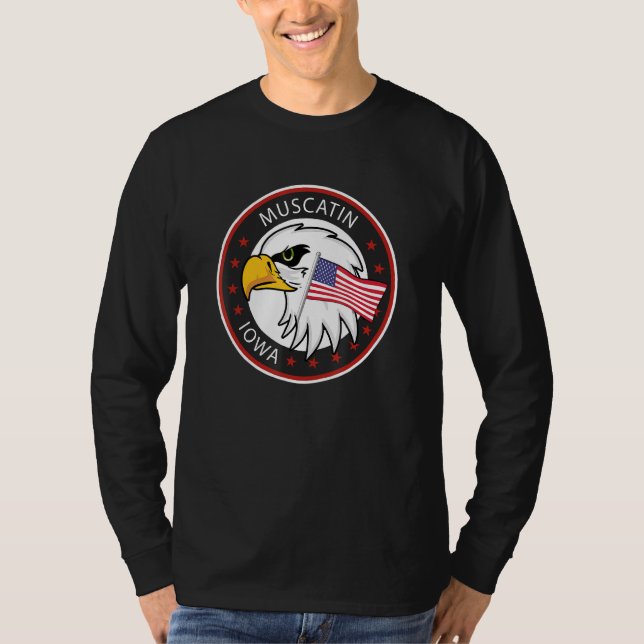 T-shirt Muscatin Iowa (Devant)