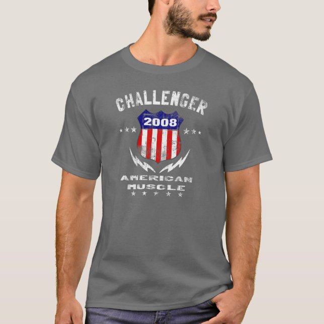 T-shirt Muscle 2008 américain de challengeur v3 (Devant)
