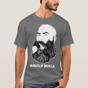T-shirt Muscle Bull BampW
