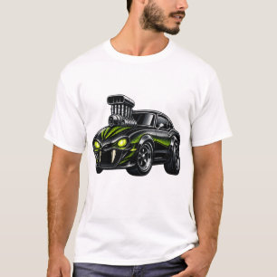 T-shirt Muscle Car aux yeux de serpent suralimenté