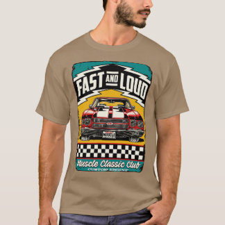 T-shirt Muscle Classique Club Muscle Rapide Et Fort Engin
