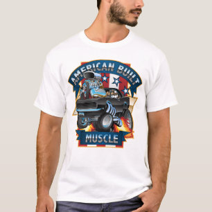 T-shirt Muscle de construction américaine - Cartoon class