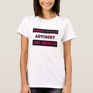 T-shirt Muscle de fille de muscle de Hargis