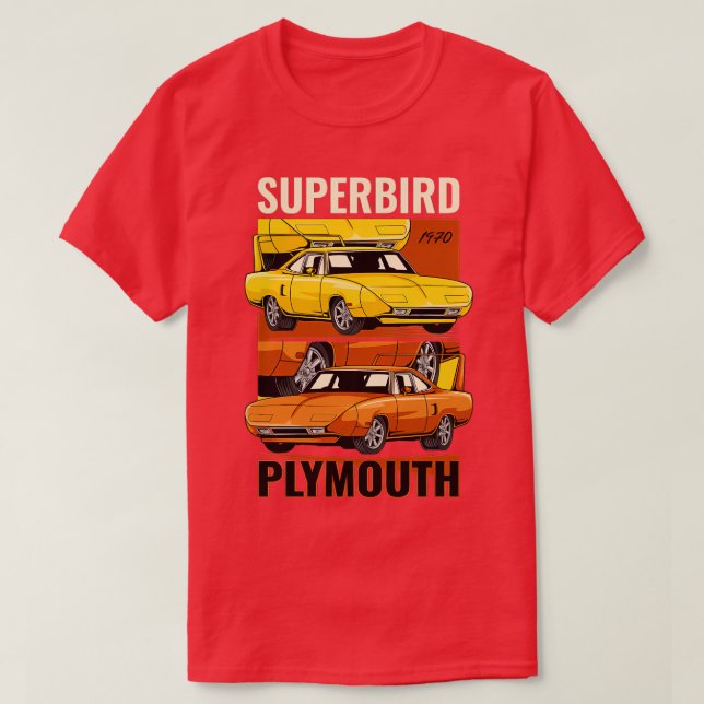 T-shirt Muscle de Superbird de Plymouth 1970 (Design devant)