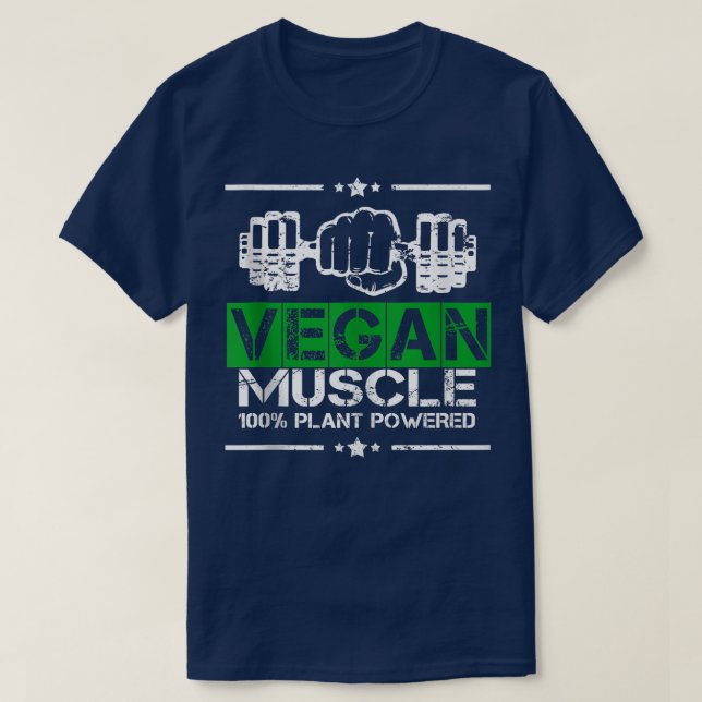 T-shirt Muscle de Vegan Mens (Design devant)
