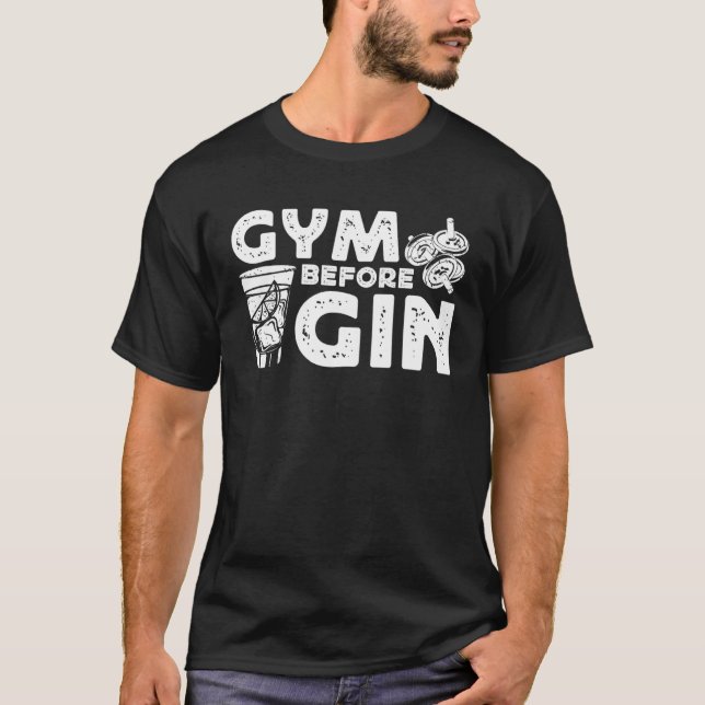 T-shirt Muscle Gym Fitness Weight Lifting Workout (Devant)