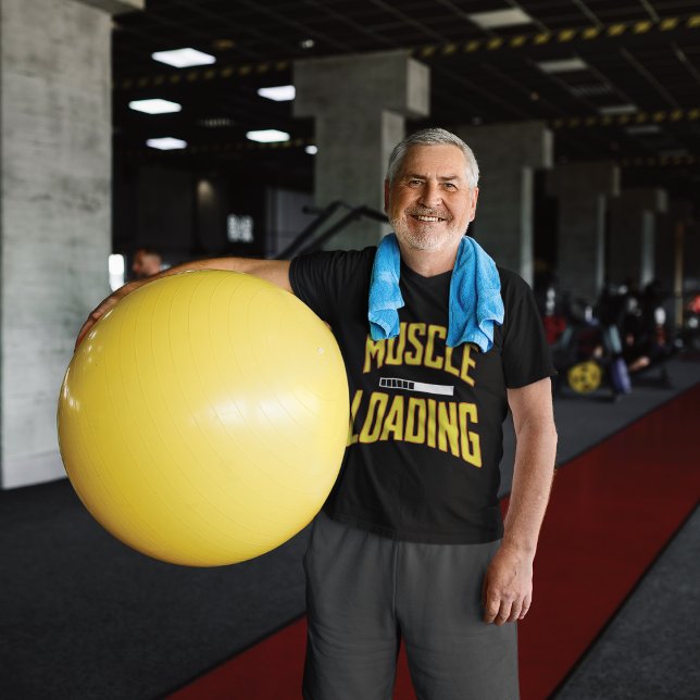 T-shirt Muscle Loading Fortschritt Ladebalken (Créateur téléchargé)