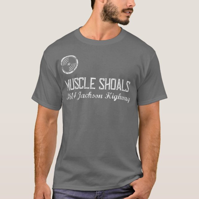 T-shirt Muscle Shoals Alabama 3614 Jackson Highway Music (Devant)