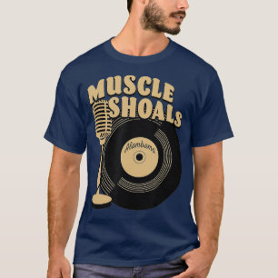 T-shirt Muscle Shoals Alabama Vinyl Record Musique