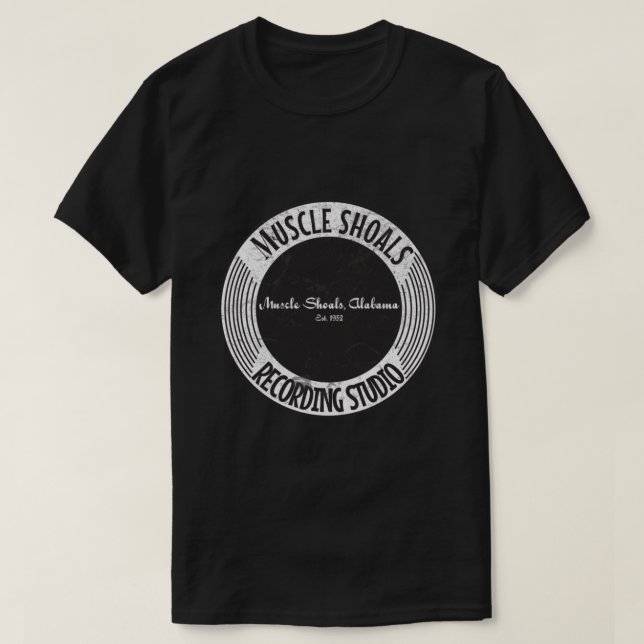 T-shirt Muscle Shoals Enregistrement Studio les années 50  (Design devant)