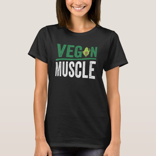 T-shirt Muscle végétarien Légumes végétariens Graphique al (Devant)