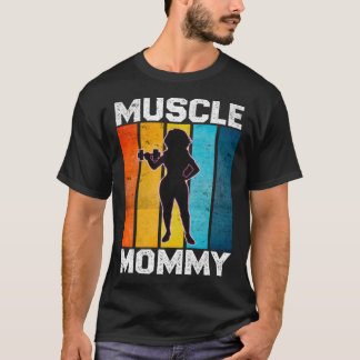 T-shirt Muscle vintage Maman Entraînement Fitness Salle de