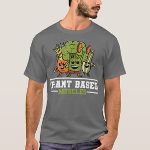 T-shirt Muscles à base de plante végétarien Activisme végé