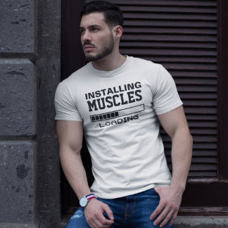 T-shirt Muscles Drôle Geek