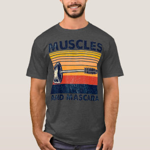 T-shirt Muscles Et Mascara Retro Vintage