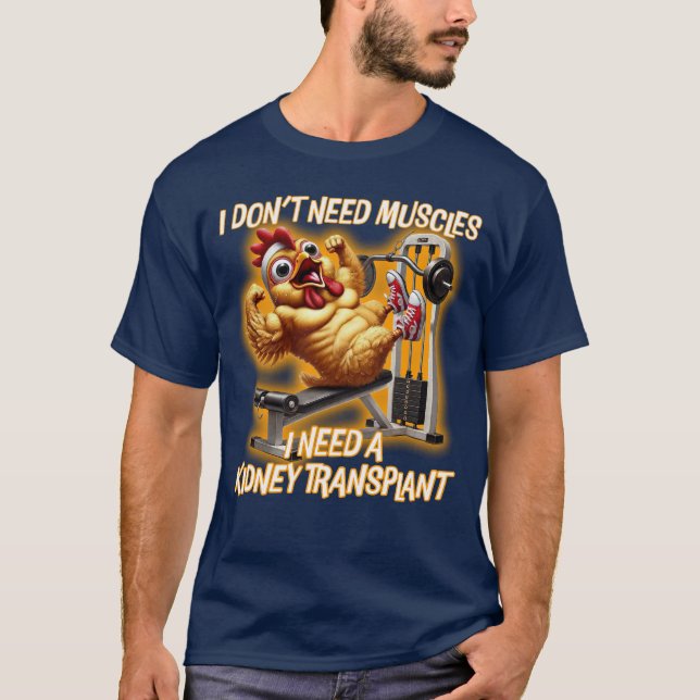 T-shirt Muscles ou Rein ? (Devant)