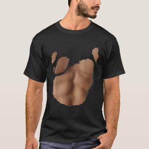 T-shirt Muscles Tiré Chemise Montre Muscle T Chemise Costu