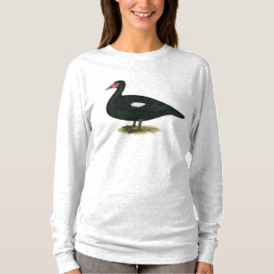 T-shirt Muscovy Drake noir