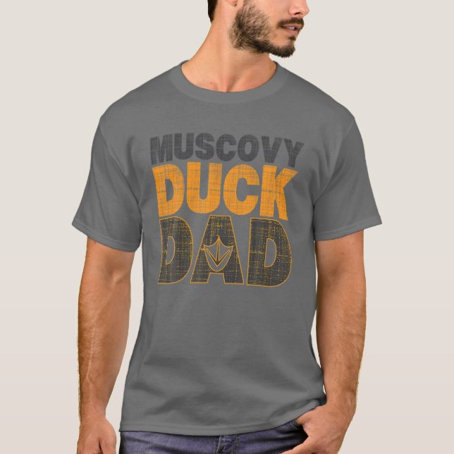 T-shirt Muscovy Duck DAD Muscovy Duck Lover (Devant)