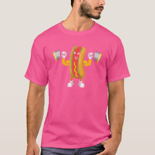 T-shirt Musculaire Hot Dog Deadlift Bodybuilding Fitness G