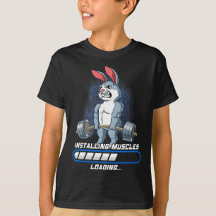T-shirt Musculation de gym Installation de muscles