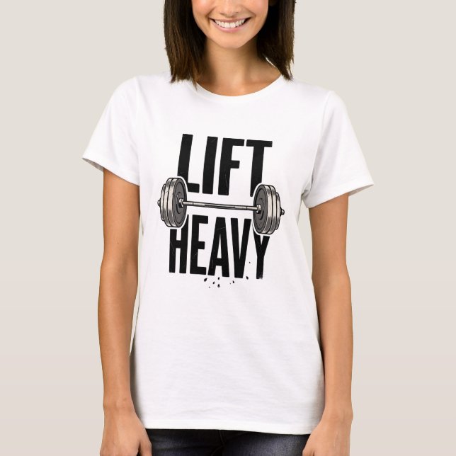 T-shirt Musculation Hardcore de Levage de Poids Motivation (Devant)