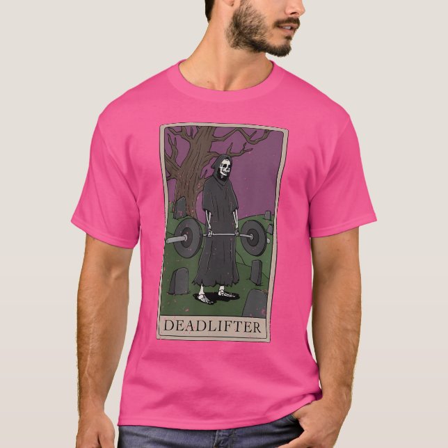 T-shirt Musculation Levage de terre Pratiquant de levage d (Devant)