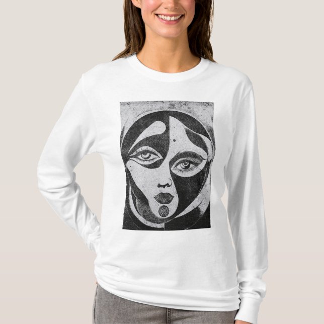 T-shirt Muse en mouvement : grâce abstraite (Devant)