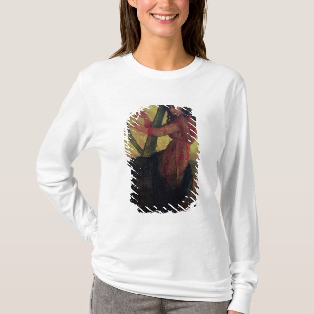T-shirt Muse jouant l'harpe (Devant)