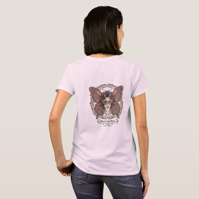T-shirt Muse Malicieuse Double Face (Dos entier)