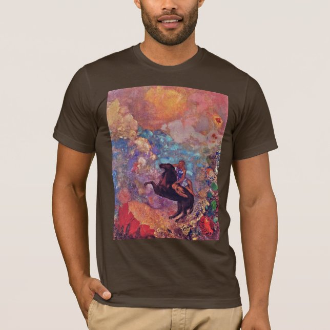 T-shirt Muse On Pegasus Par Redon Odilon (Meilleure Qualit (Devant)
