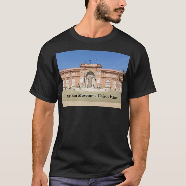 T-shirt Musée égyptien, Le Caire, Egypte (Devant)