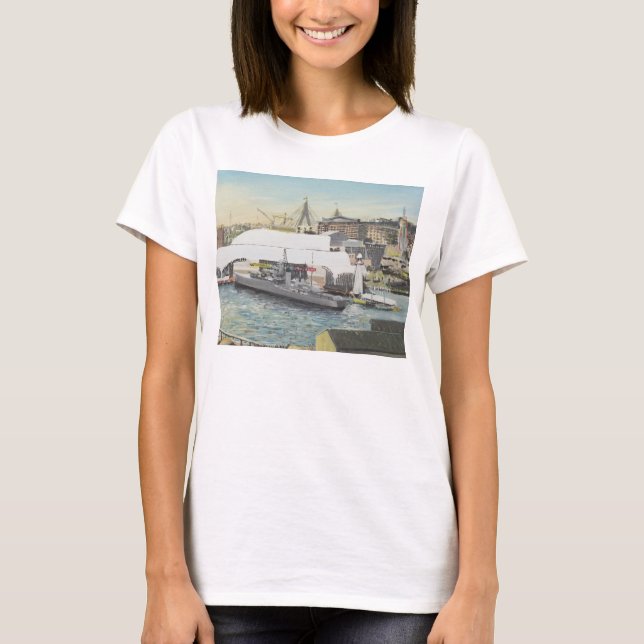 T-shirt Musée maritime de Sydney de balcon d'hôtel. 1998 (Devant)