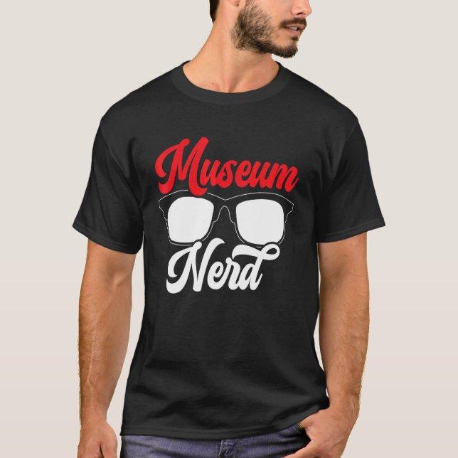 T-shirt Musée Nerd Musée Musée Conservateur (Devant)
