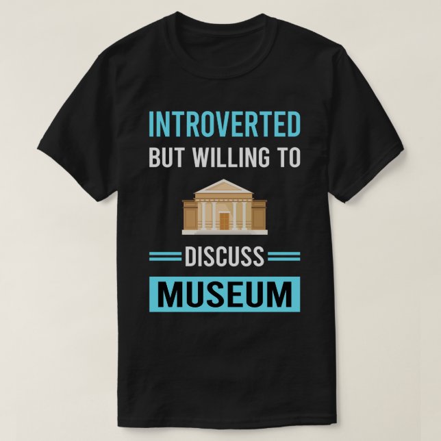 T-shirt Musée présenté (Design devant)