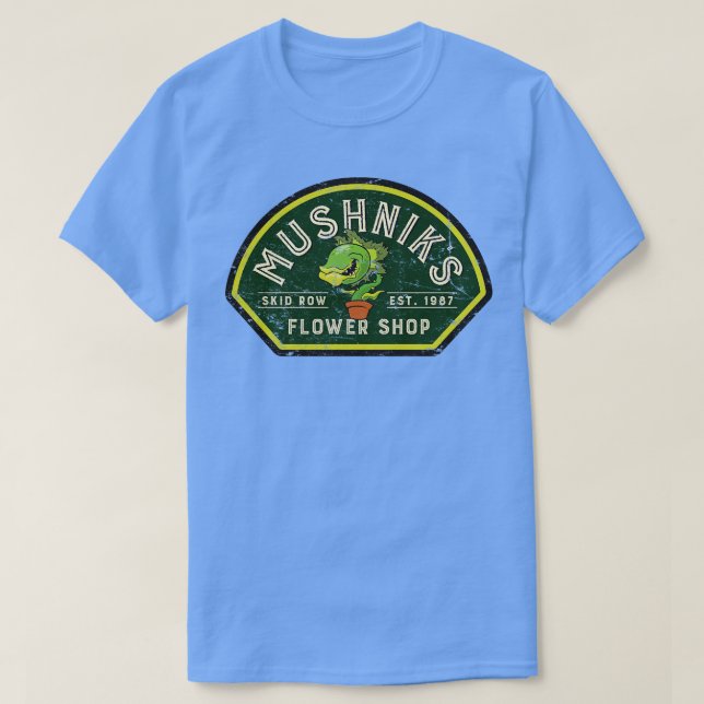 T-shirt Mushniks Flower Shop (Design devant)
