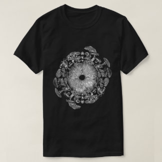 T-shirt Mushroom Iris Spore Print Mycology Art Shirt