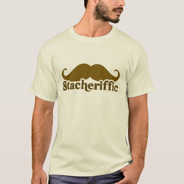 T-shirt Mushtache stachérien (Devant)