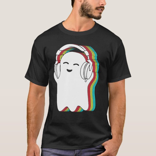 T-shirt Music ghost (Devant)