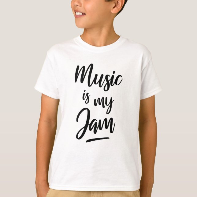 T-shirt Music is life (Devant)