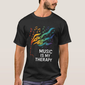 T-shirt Music Is My Therapy