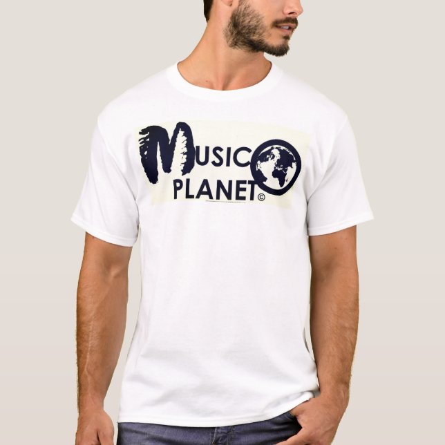 T-Shirt MUSIC PLANET (Devant)